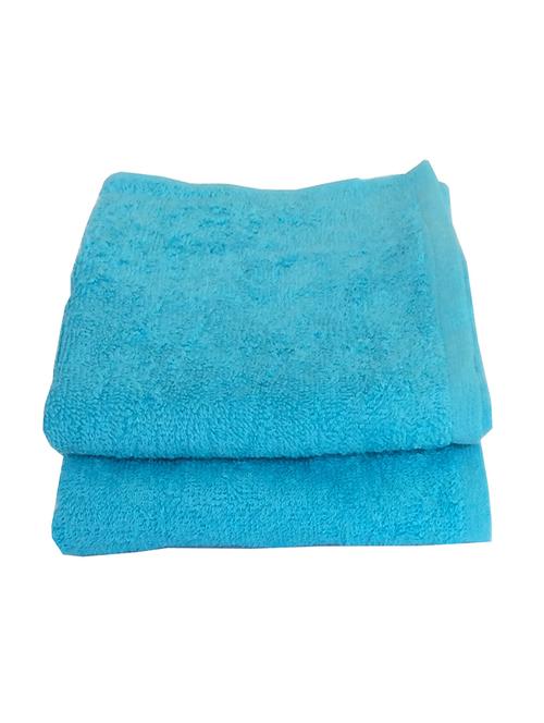lushomes cotton turq hand towel set (pack of 2) - 12184140 - Very Small Image - 1