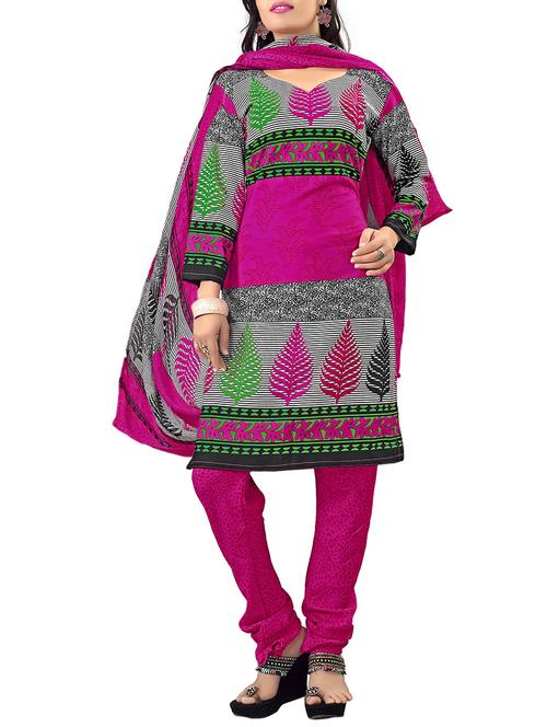 multi colored unstitched suit - 12191901 - Very Small Image - 1