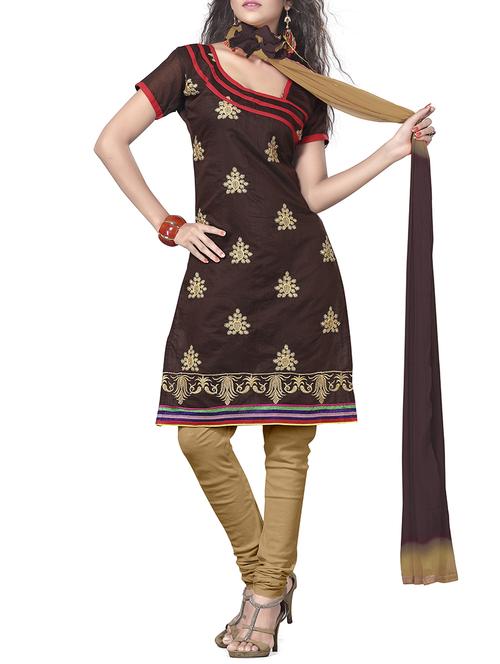 multi colored unstitched suit - 12191960 - Very Small Image - 1
