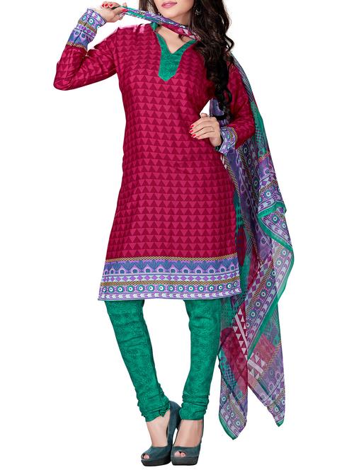 multi colored unstitched suit - 12191985 - Very Small Image - 1
