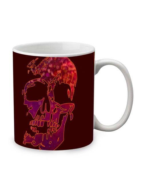 red ceramic skulls mug - 1219392 - Very Small Image - 1