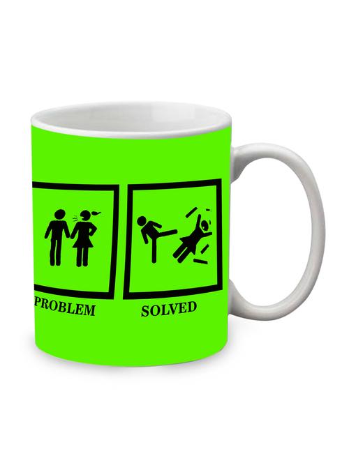 green ceramic printed mug - 1219575 - Very Small Image - 1
