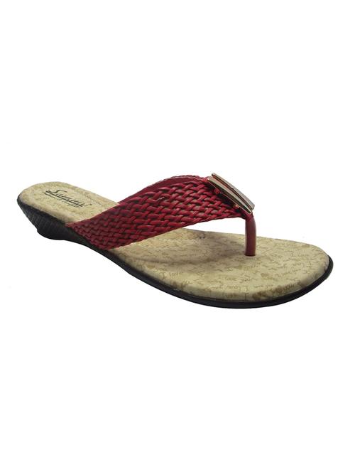 red synthetic sandal - 12195818 - Very Small Image - 1