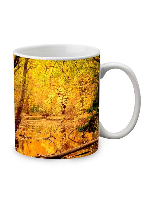 yellow ceramic printed mug - 1219723 - Very Small Image - 1