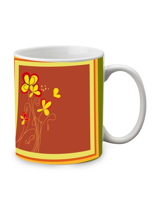 red ceramic printed mug - 1219877 - Very Small Image - 1
