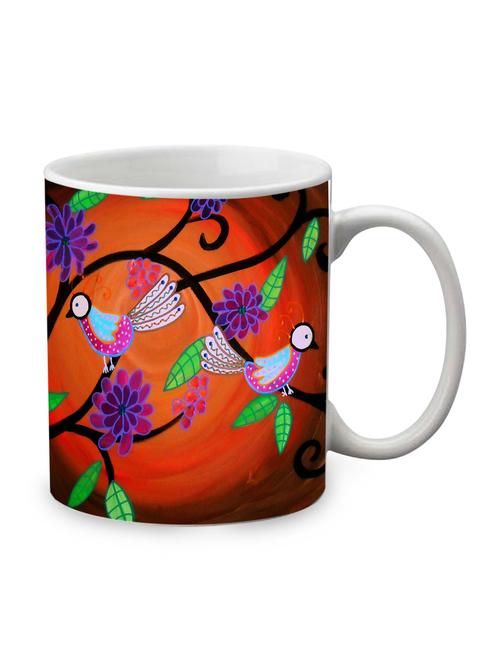 red ceramic printed mug - 1219903 - Very Small Image - 1