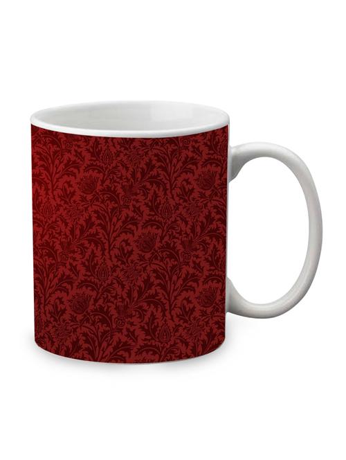 red ceramic printed mug - 1219919 - Very Small Image - 1