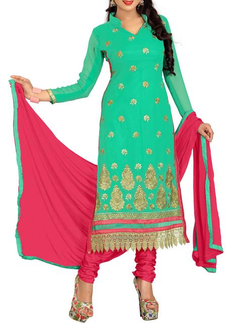rama georgette designer dress material - 1220102 - Very Small Image - 1