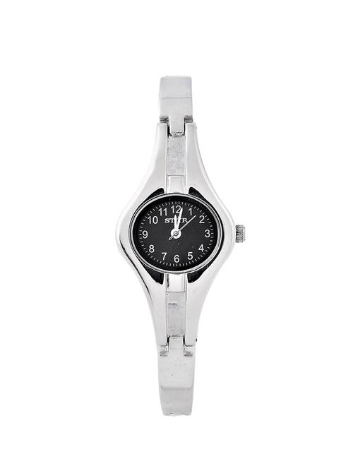 round dail silver wrist watch - 12204589 - Very Small Image - 1