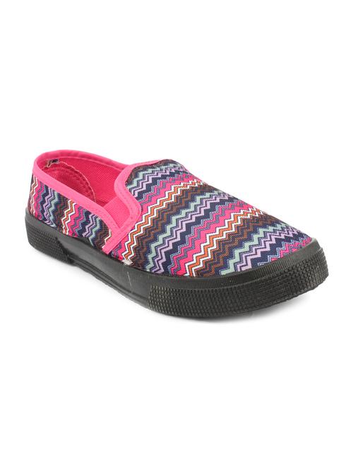 pink canvas plimsoll - 12205615 - Very Small Image - 1