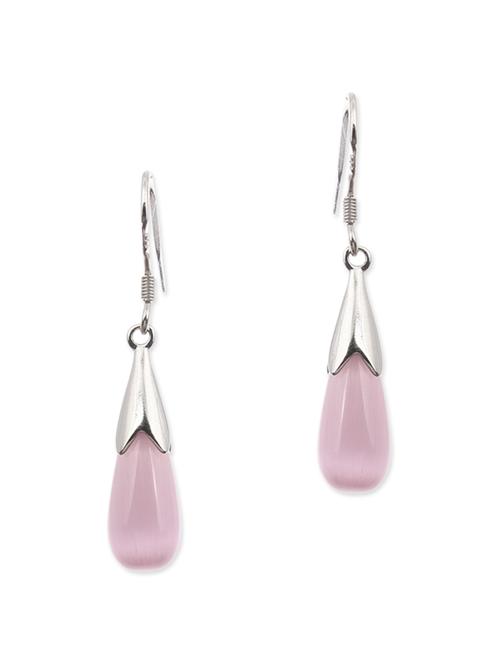 pink zinc drop earring - 12206057 - Very Small Image - 1