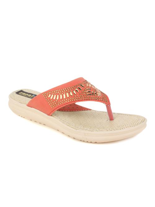 orange faux leather sandal - 12206352 - Very Small Image - 1