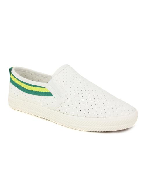 white fabric plimsoll - 12206353 - Very Small Image - 1
