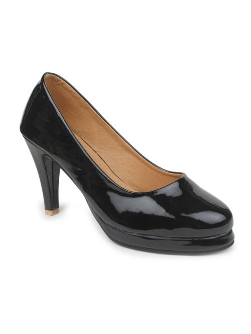 black synthetic pump - 12208199 - Very Small Image - 1