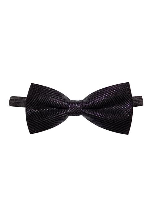 black micro fiber bow ty - 12208238 - Very Small Image - 1