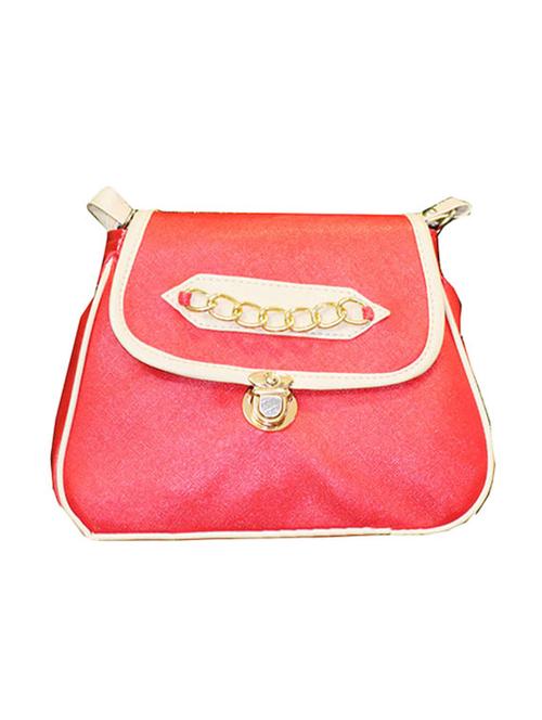 red leatherette (pu sling bag - 12213233 - Very Small Image - 1