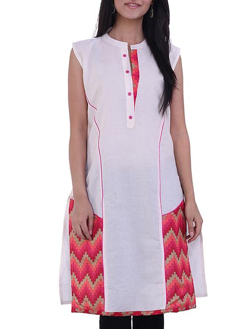 women's straight kurta - 12215115 - Very Small Image - 1
