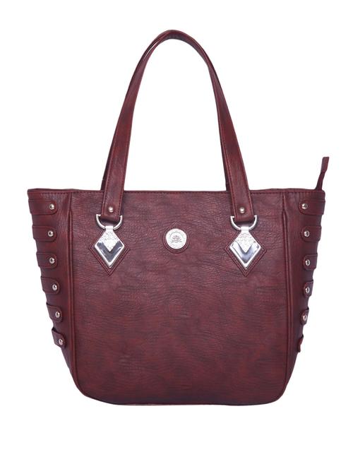 red embellished faux leather handbag - 1221558 - Very Small Image - 1