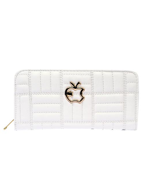 white rexene quilted clutch - 12219432 - Very Small Image - 1