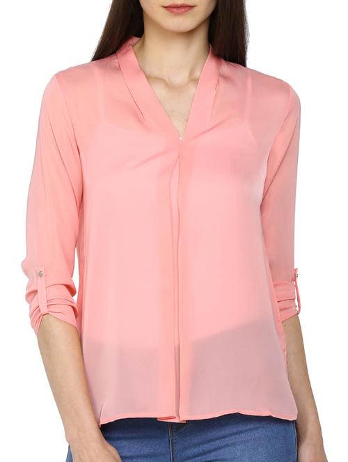 solid pink top - 12219779 - Very Small Image - 1