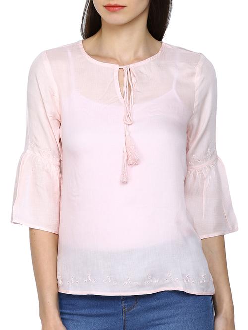 light pink cotton top - 12219797 - Very Small Image - 1