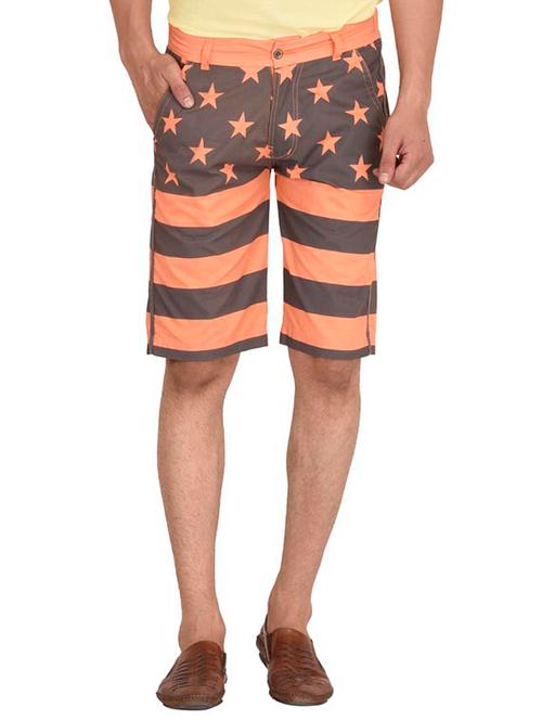 orange cotton shorts - 12219812 - Very Small Image - 1