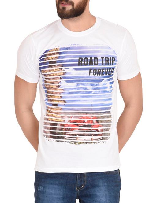 white cotton tshirt - 12219839 - Very Small Image - 1