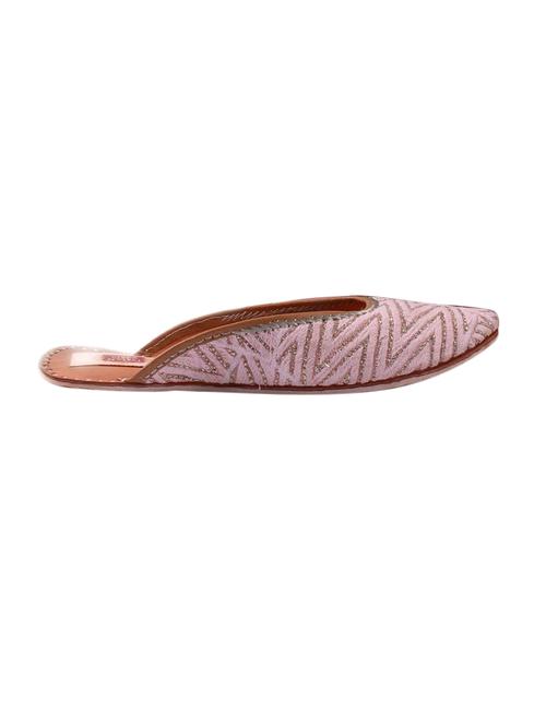 light pink leather mules - 12221689 - Very Small Image - 1