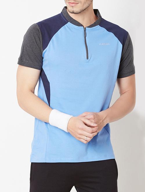 blue cotton tshirt - 12240547 - Very Small Image - 1