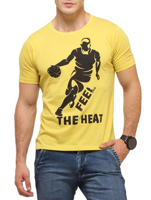 yellow cotton tshirt - 12241479 - Very Small Image - 1