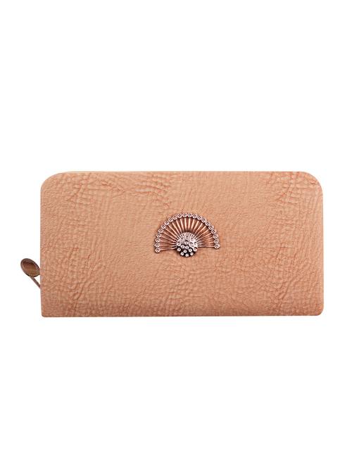 beige synthetic leather)clutch - 12242538 - Very Small Image - 1