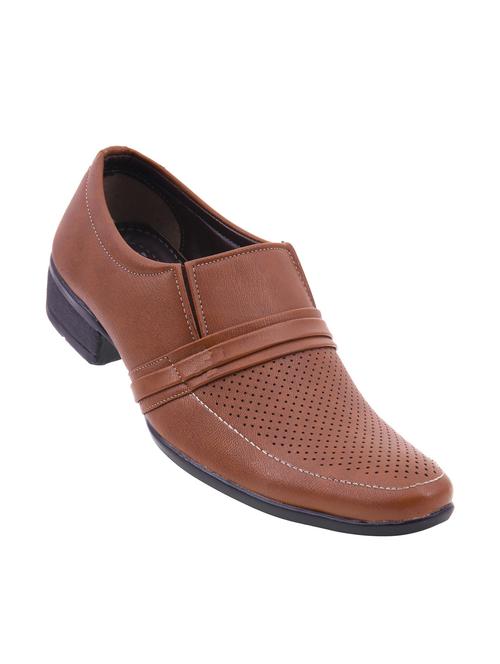 brown leatherette slip on - 12243618 - Very Small Image - 1