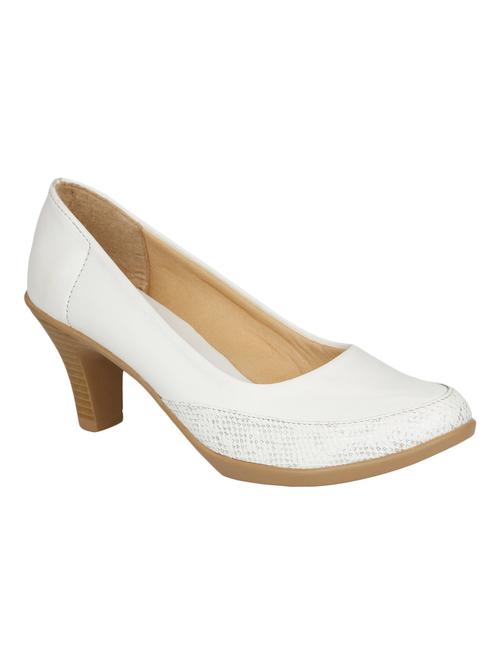 white synthetic pump - 12244155 - Very Small Image - 1