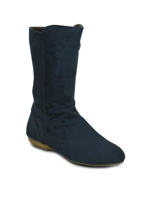 blue suede calf boot - 12244662 - Very Small Image - 1