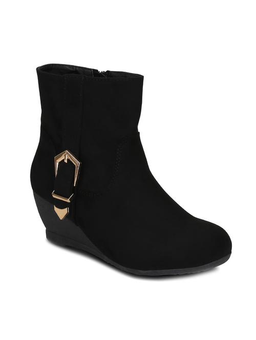 black suede ankle boot - 12244700 - Very Small Image - 1
