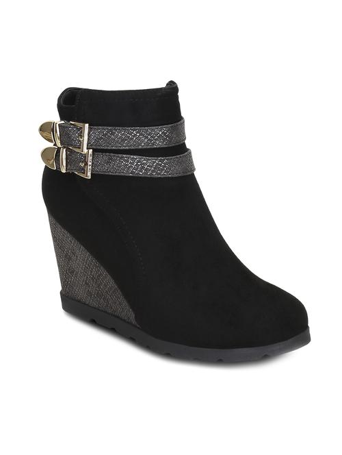 black suede ankle boot - 12244713 - Very Small Image - 1