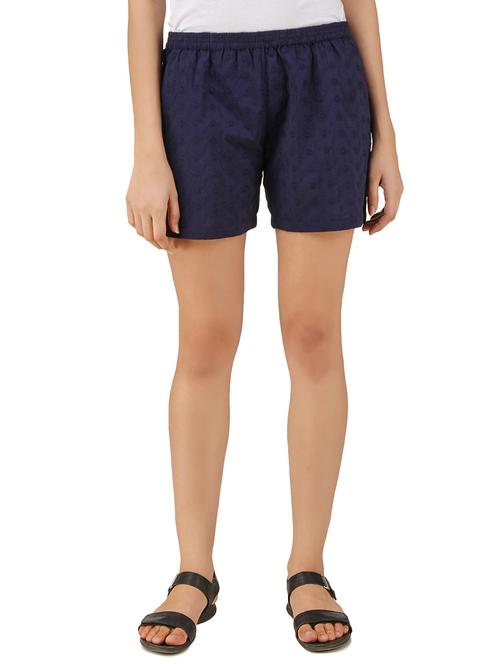 blue cotton short - 12245140 - Very Small Image - 1