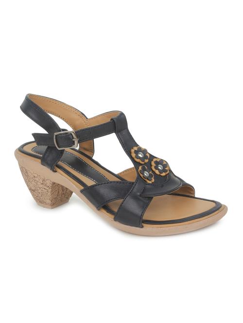 black synthetic sandal - 12245295 - Very Small Image - 1