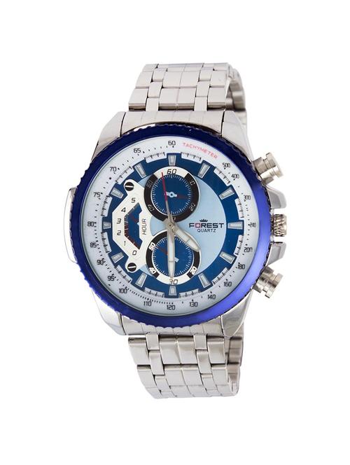 Forest Extravagant Blue Dial Solid Stainless Steel Men' s Watch - 12248018 - Very Small Image - 1