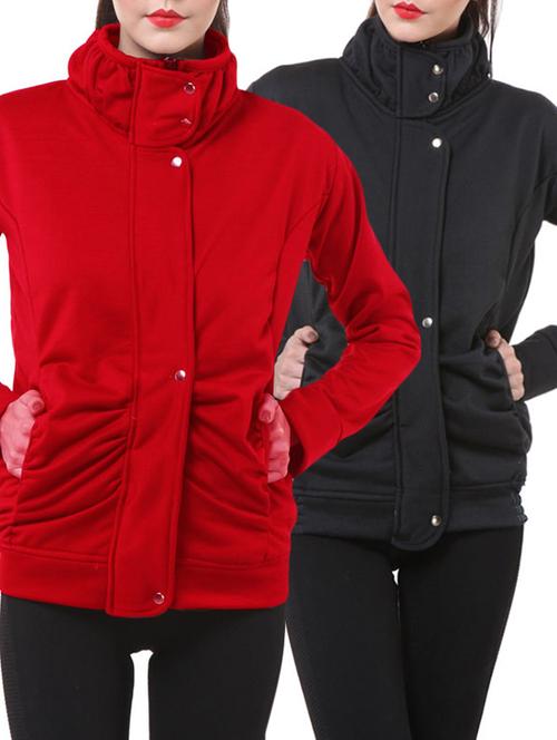 set of 2 multi colored fleece jackets - 12248987 - Very Small Image - 1