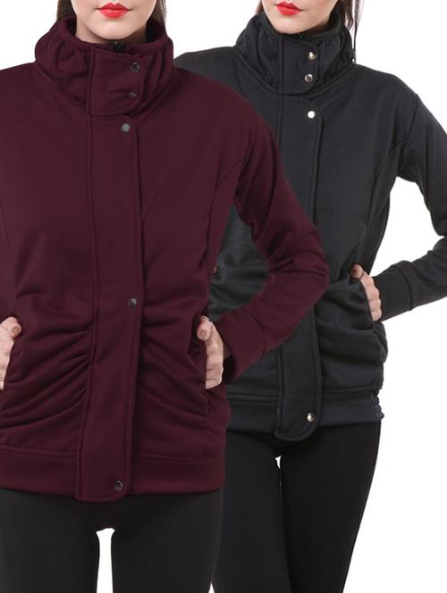set of 2 multi colored fleece jackets - 12248990 - Very Small Image - 1