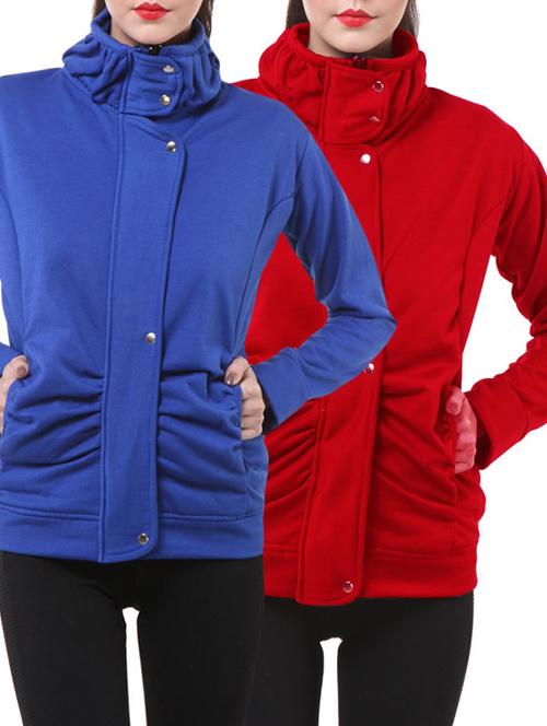 set of 2 multi colored fleece jackets - 12248997 - Very Small Image - 1
