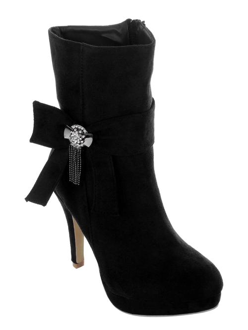 black synthetic boot - 12249551 - Very Small Image - 1