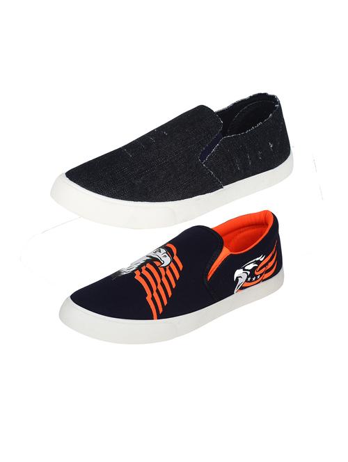 combo black and blue casual shoe - 12250028 - Very Small Image - 1