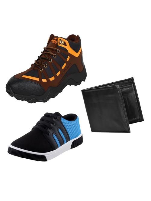 combo casual shoe with wallet - 12250057 - Very Small Image - 1