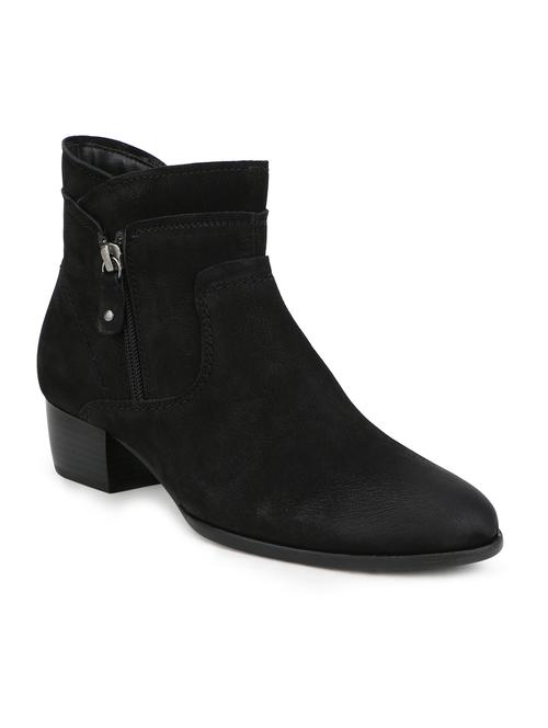 black suede ankle boot - 12250224 - Very Small Image - 1