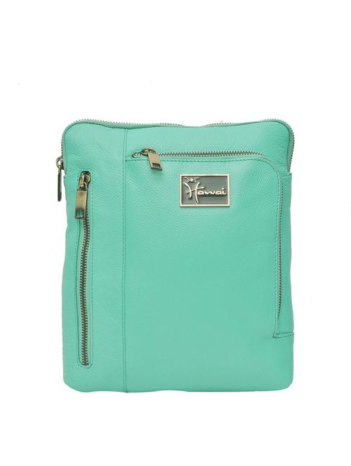 light blue leather sling bag - 12252764 - Very Small Image - 1