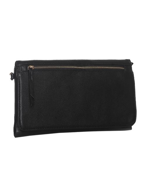 black leatherette clutch - 12252992 - Very Small Image - 1