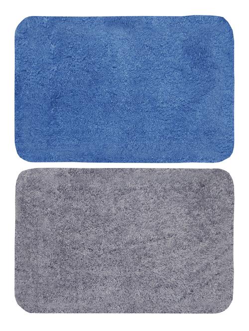 set of 2 micro fiber plush bath mat - 12254191 - Very Small Image - 1