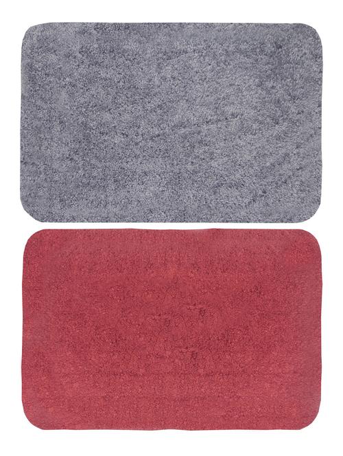 set of 2 micro fiber plush bath mat - 12254192 - Very Small Image - 1